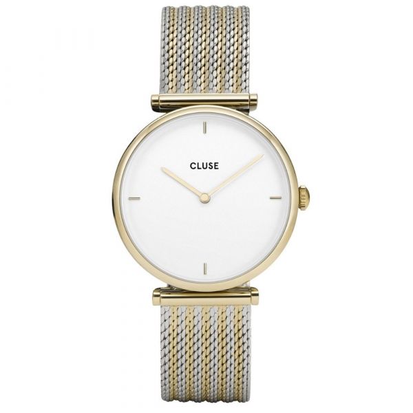 CLUSE | Triomphe Mesh Bicolor Goud/Zilver
